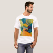 Oranje pad t-shirt (Voorkant volledig)