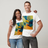 Oranje pad t-shirt (Unisex)