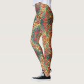 oranje paddenstoelleggings leggings (Links)