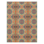 oranje paddenstoeltje tafelkleed (Voorkant)