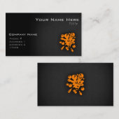 Oranje Paintball Visitekaartje (Voorkant / Achterkant)