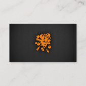 Oranje Paintball Visitekaartje (Achterkant)