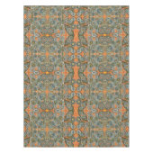 oranje paisleytafellade tafelkleed (Voorkant)