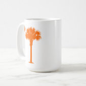Oranje Palmetto Koffiemok (Voorkant links)