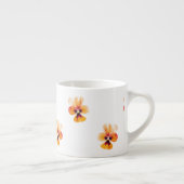oranje paniekjes espresso kop (Rechts)