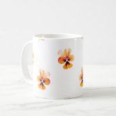 oranje paniekjes koffiemok (Voorkant links)