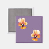 oranje paniekjes magneet (Voorkant / Achterkant)