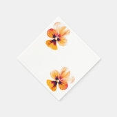 oranje paniekjes servet (Hoek)