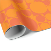 Oranje panton mod noemt stijl inpakpapier (Rol Hoek)