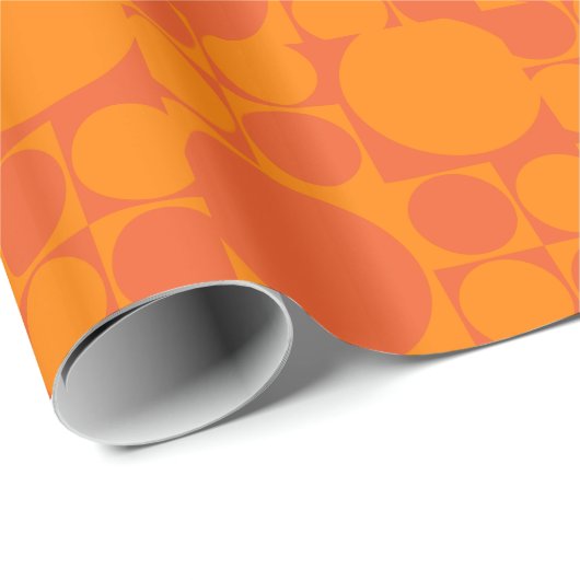 Oranje panton mod noemt stijl inpakpapier (Rol Hoek)