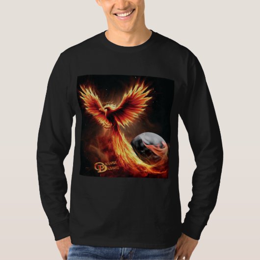 Oranje papa 3D T-shirt (Voorkant)
