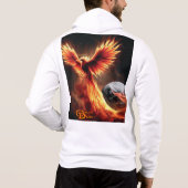 Oranje papa + Phoenix Rising Hoodie (Achterkant)