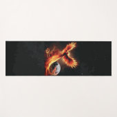 Oranje papa + Phoenix Rising Yogamat (Voorkant (horizontaal))