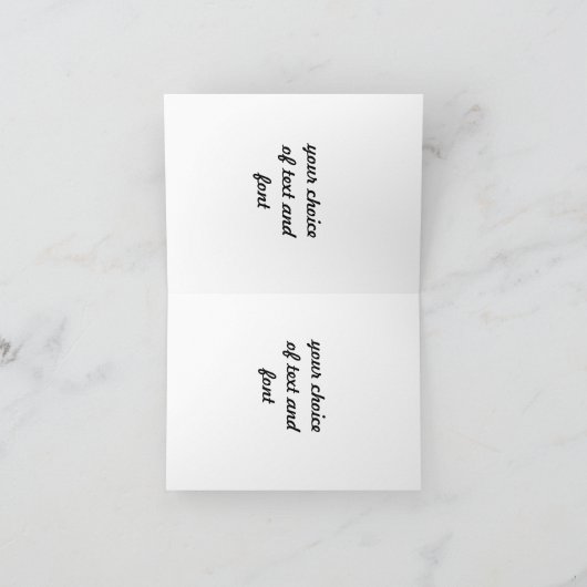  oranje papaver bedankkaart (Binnen)