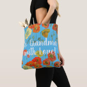 Oranje papaver bloemen grootma Love Bag Tote Bag (Dichtbij)