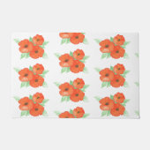 Oranje papaver deurmat (Voorkant)