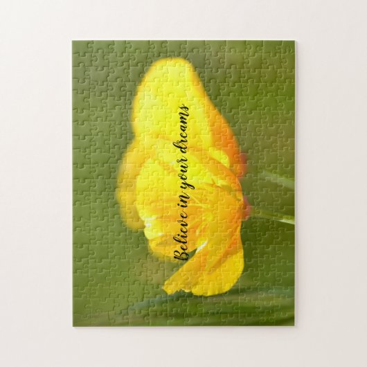 Oranje papaver legpuzzel (Verticaal)