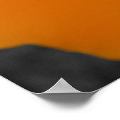 Oranje papaver met BW Poster (Hoek)