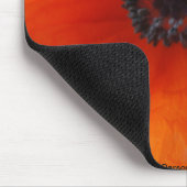 Oranje papaver muismat (Hoek)