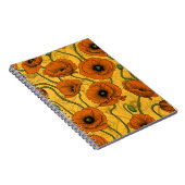 Oranje papaver notitieboek (Rechterzijde)