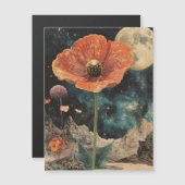 Oranje papaver onder maanlicht (Voorkant / Achterkant)
