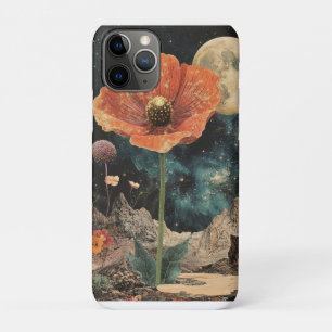 Oranje papaver onder maanlicht Case-Mate iPhone case