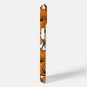 Oranje papaver op wit Case-Mate iPhone case (Achterkant / Rechts)