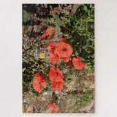 Oranje papaver van El Camino Legpuzzel (Verticaal)