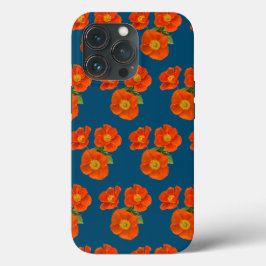Oranje papaverbloemen Case-Mate iPhone case