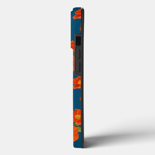 Oranje papaverbloemen Case-Mate iPhone case (Achterkant / Links)