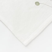 Oranje papaverbloemen fleece deken (Hoek)