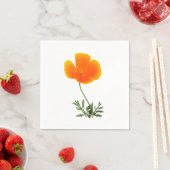 oranje papaverservet servet (Insitu)