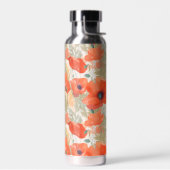 Oranje papaverweide waterfles (Links)