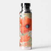 Oranje papaverweide waterfles (Links)