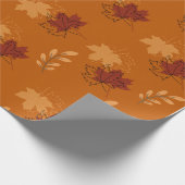Oranje papier voor het ompakken van bladzijden (Hoek)