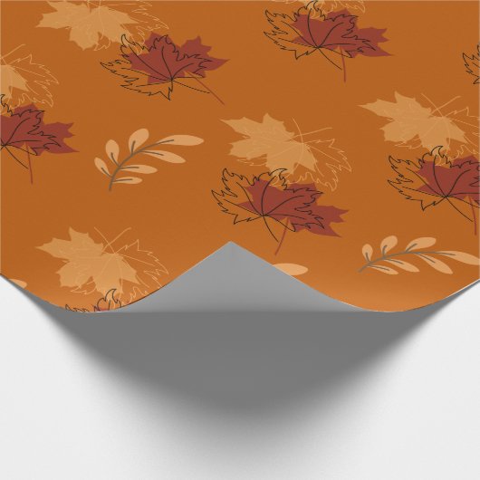 Oranje papier voor het ompakken van bladzijden (Hoek)