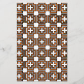 Oranje papier voor kruisingen en vierkantjes (Voorkant)