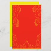 Oranje papier voor papier, papier of karton (Voorkant / Achterkant)