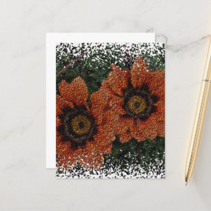 Oranje papierblad