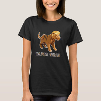 Oranje Papieren Tijger T-shirt