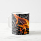 Oranje pappa koffie Mok van de vrijheid (Voorkant links)