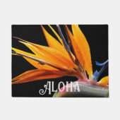Oranje paradijsvogel Plant Bloom Aloha Deurmat (Voorkant)