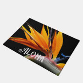 Oranje paradijsvogel Plant Bloom Aloha Deurmat (Schuin)