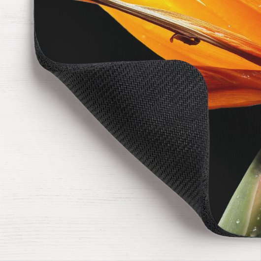 Oranje Paradijsvogel Plant Bloom Floral Muismat (Hoek)