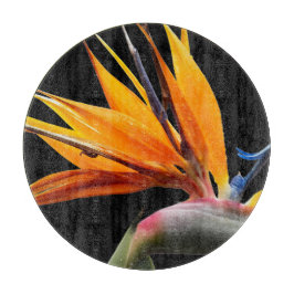 Oranje Paradijsvogel Plant Bloom Floral Snijplank