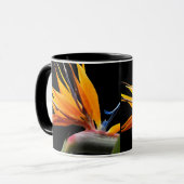 Oranje paradijsvogel Plant Bloom Mok (Voorkant links)