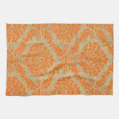 Oranje Parisian Moods Damask Theedoek (Horizontaal)