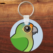 Oranje parkiet sleutelhanger (Voorkant)