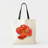 Oranje Parrot Tulip Digital Art ontvlammen Tote Bag (Voorkant)