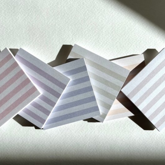 Oranje pastelstreep Post-it notes